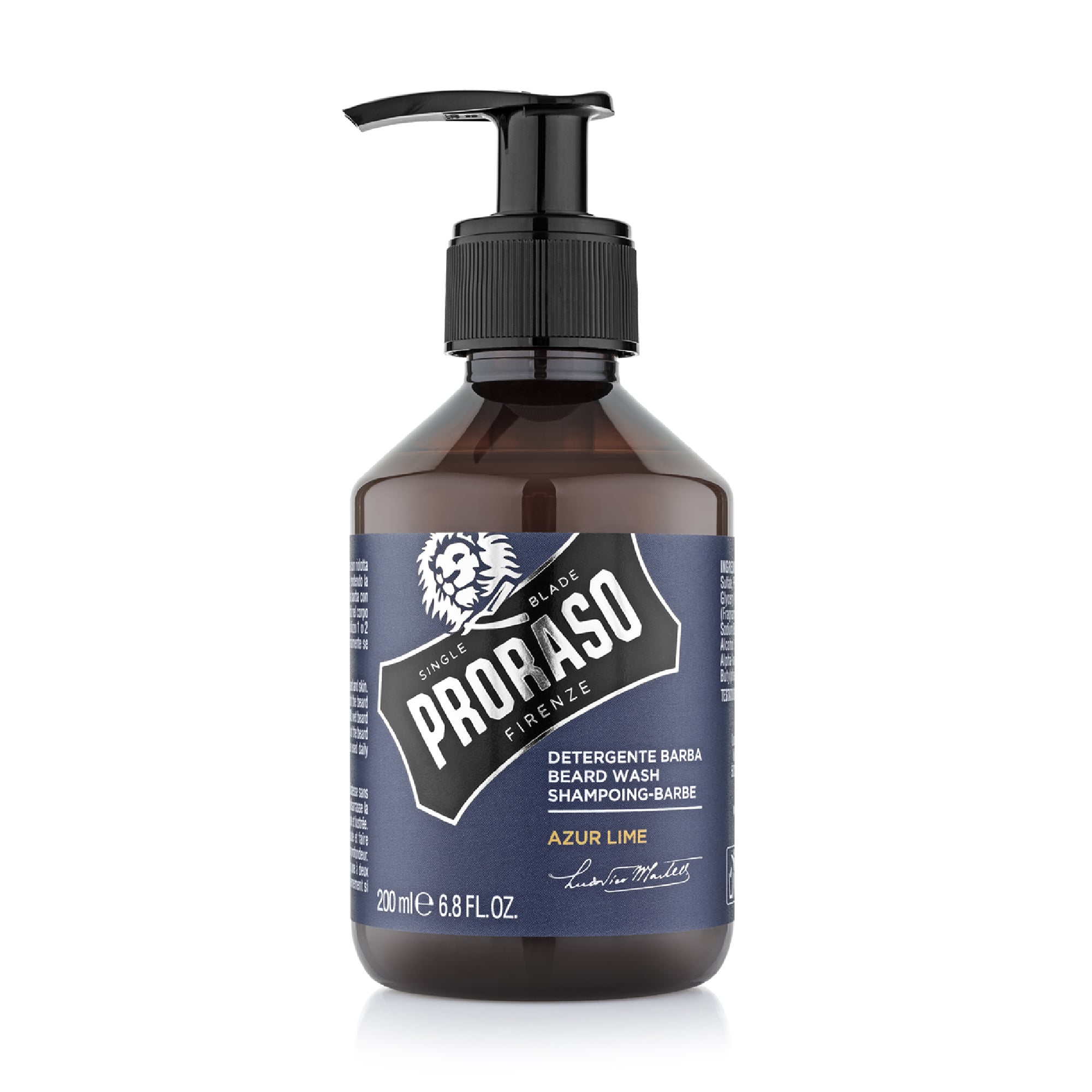 Шампунь для бороди Proraso Azur Lime Beard Wash, 200 мл